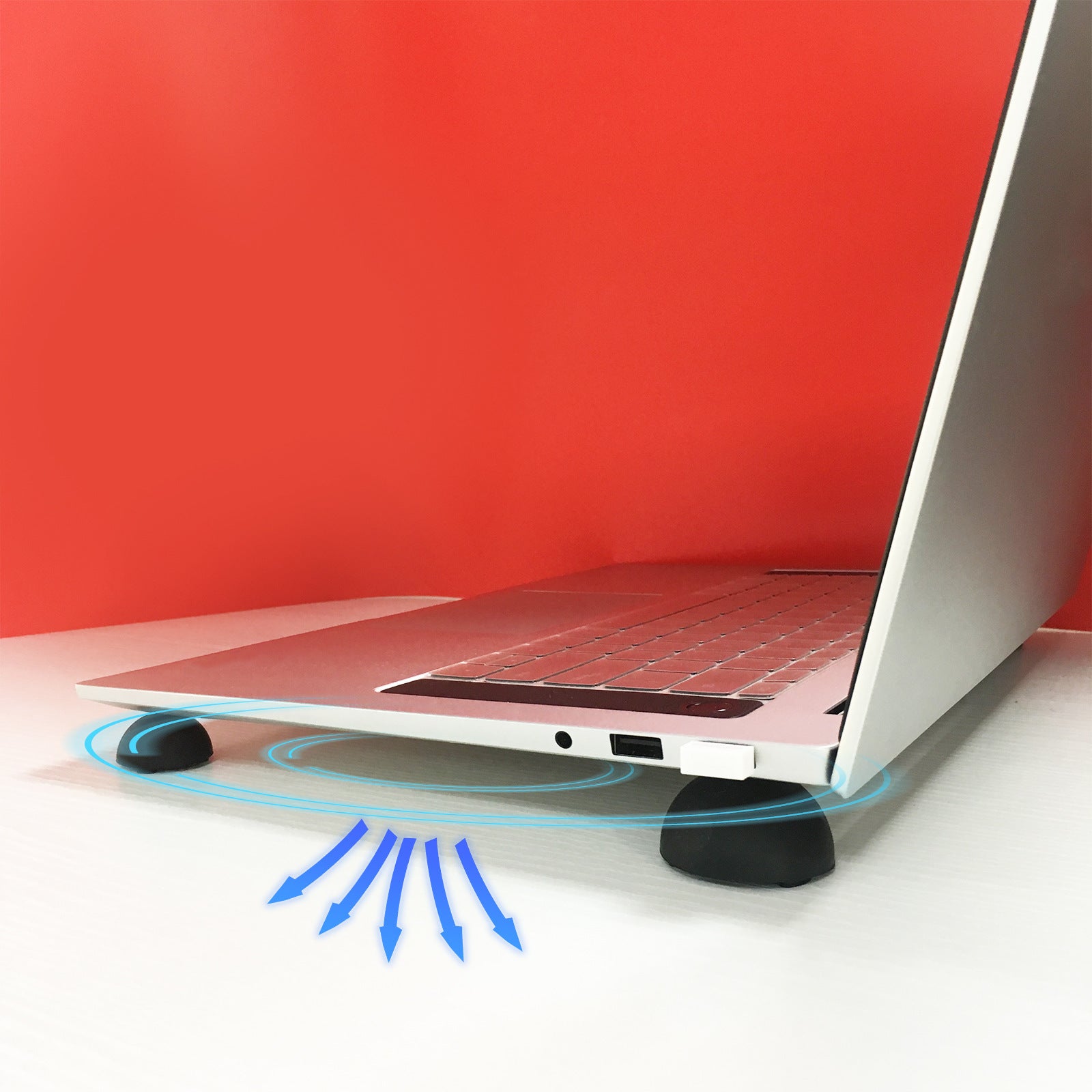 Notebook Cooling Ball Portable Stand Booster Base Silicone Accessories